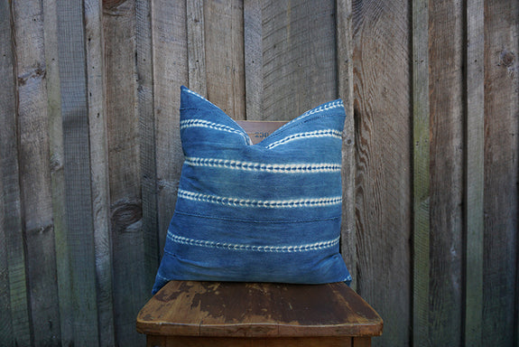 Blythe - Vintage African Indigo Pillow