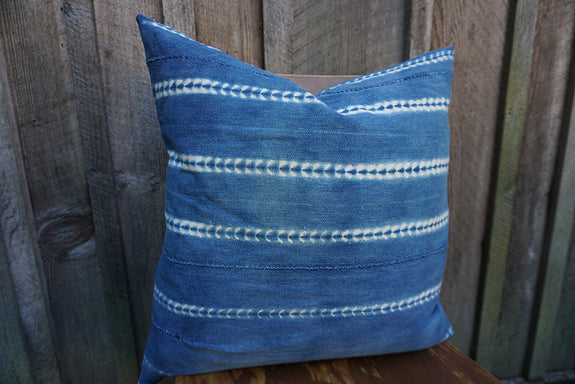 Blythe - Vintage African Indigo Pillow