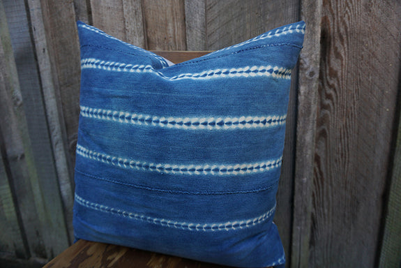 Blythe - Vintage African Indigo Pillow
