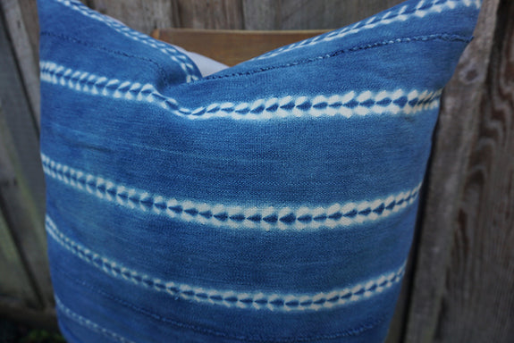 Blythe - Vintage African Indigo Pillow