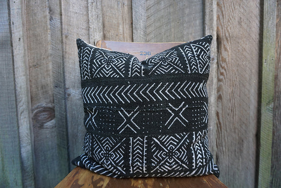 Ireland - African Mudcloth Pillow