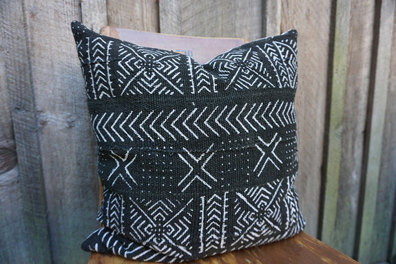Ireland - African Mudcloth Pillow