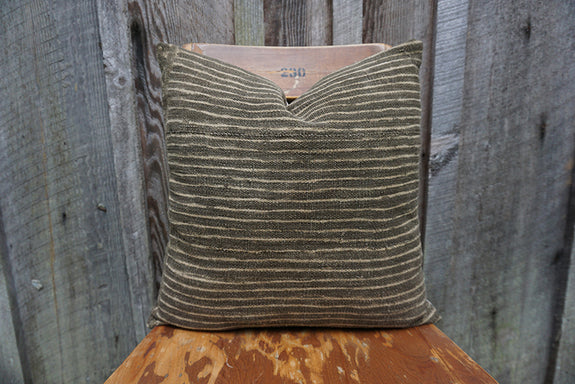 Frankie - Vintage African Mudcloth Pillow