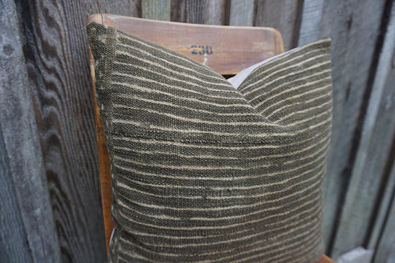 Frankie - Vintage African Mudcloth Pillow