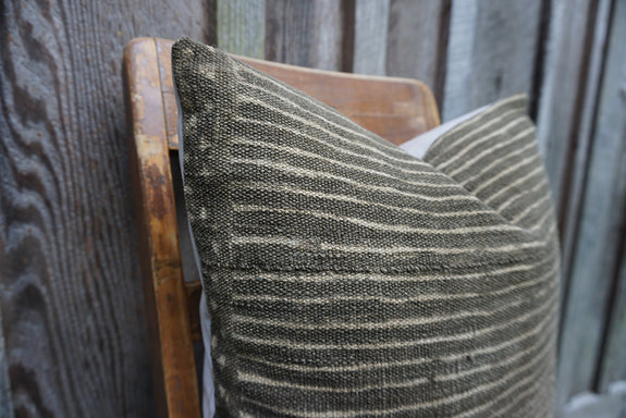 Frankie - Vintage African Mudcloth Pillow