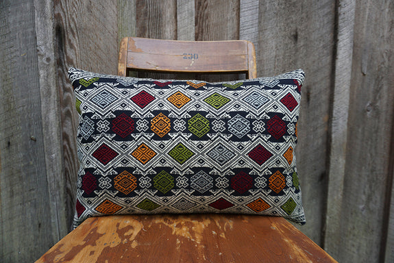 Emilia - Vintage Laotian Silk Textile Pillow