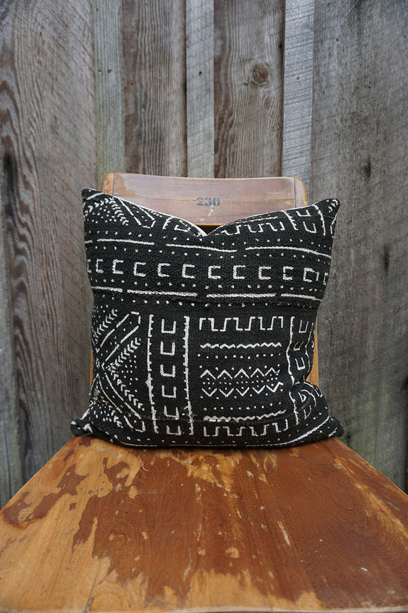 Tatum - African Mudcloth Pillow