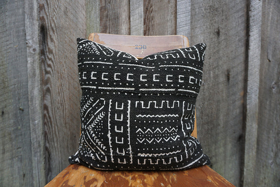 Tatum - African Mudcloth Pillow