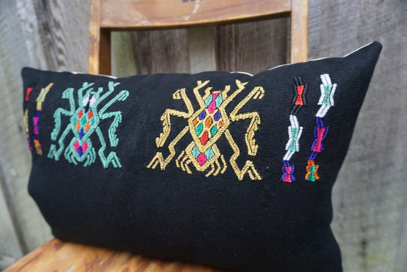 Stefani - Vintage Guatemalan Huipil Pillow