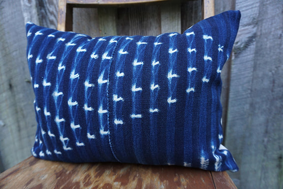 Callie - Vintage African Indigo Pillow