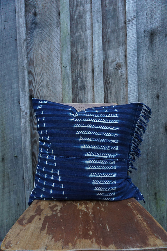 Sahara - Vintage African Indigo Pillow