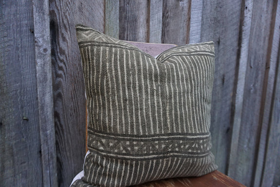 Margot - Vintage African Mudcloth Pillow