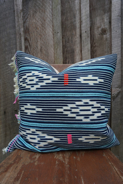 Davina - Vintage African Baule Textile Pillow