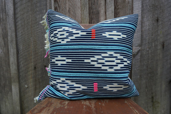 Davina - Vintage African Baule Textile Pillow