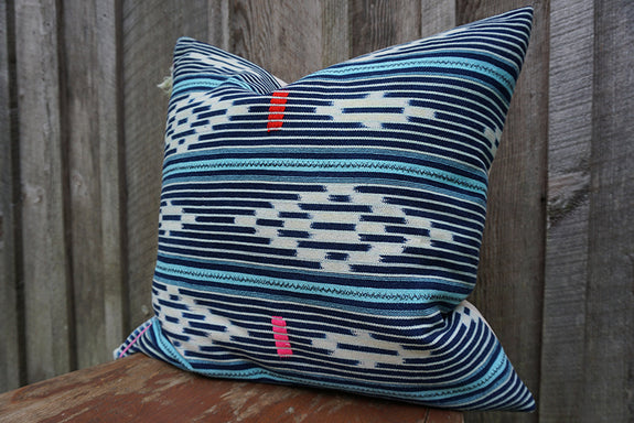 Davina - Vintage African Baule Textile Pillow