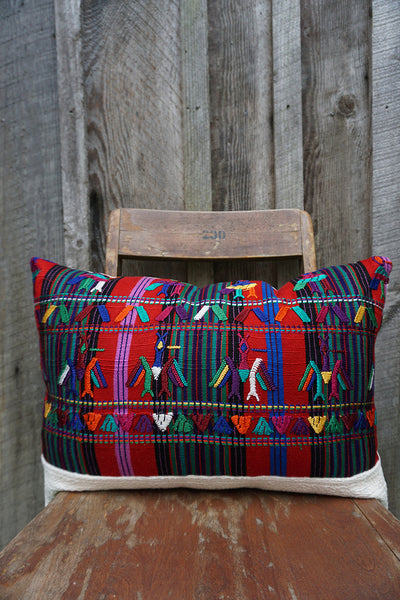 Armani - Vintage Guatemalan Textile Pillow