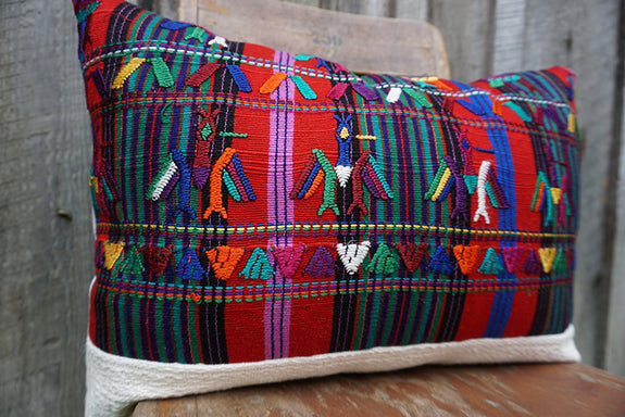 Armani - Vintage Guatemalan Textile Pillow
