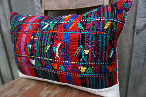 Armani - Vintage Guatemalan Textile Pillow