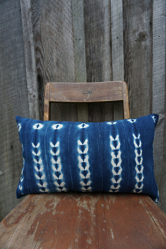 Valeria - Vintage African Indigo Pillow