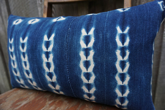 Valeria - Vintage African Indigo Pillow