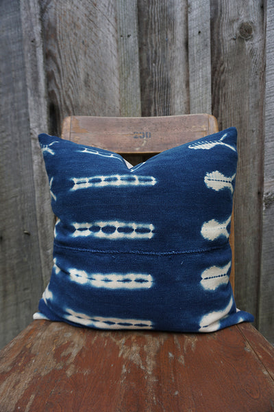Shandell - Vintage African Indigo Pillow