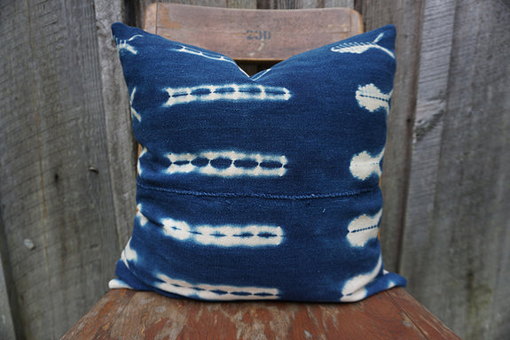 Shandell - Vintage African Indigo Pillow