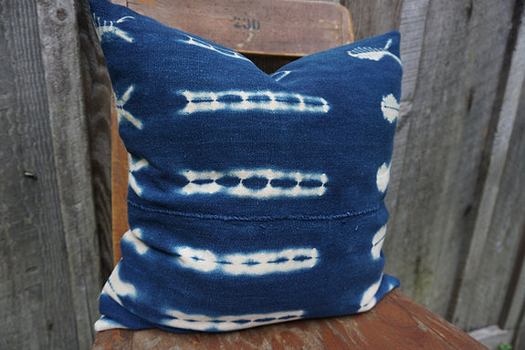 Shandell - Vintage African Indigo Pillow
