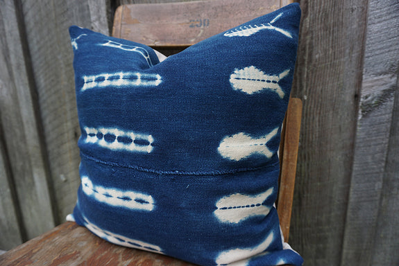 Shandell - Vintage African Indigo Pillow