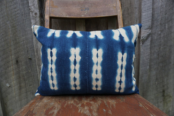Jess - Vintage African Indigo Pillow