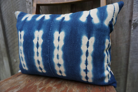 Jess - Vintage African Indigo Pillow