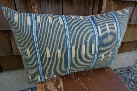 Emma - Vintage African Baule Pillow