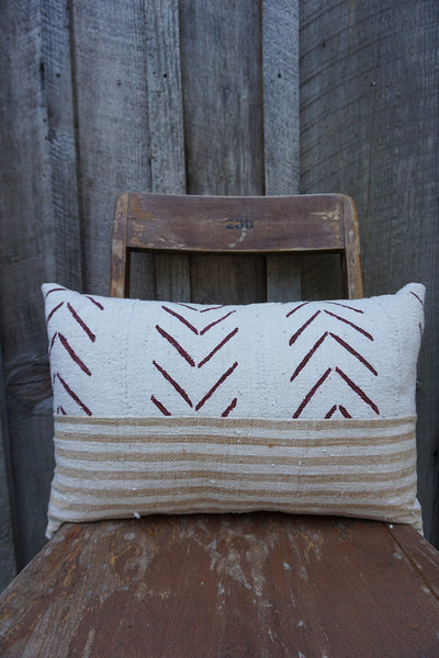 Fran - African Mudcloth and Indonesian Cotton Pillow