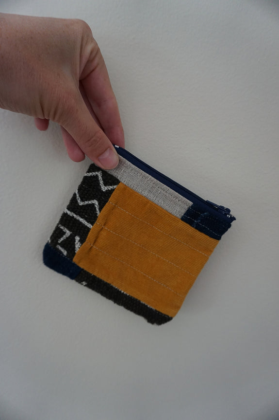 Zippered Patchwork Pouch - #3