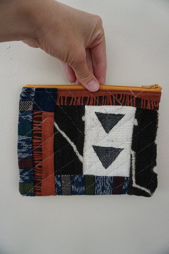 Zippered Patchwork Pouch - #15