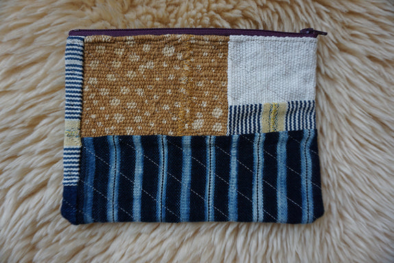 Zippered Patchwork Pouch - #12