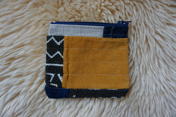 Zippered Patchwork Pouch - #3