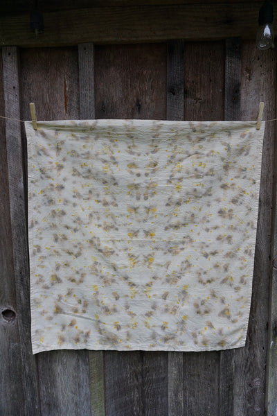 Naturally Dyed Tea Towel - Multi