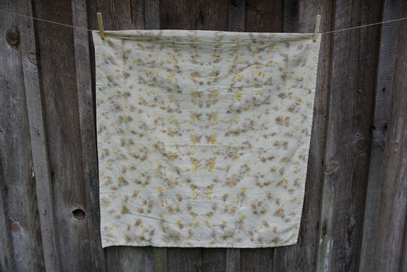 Naturally Dyed Tea Towel - Multi