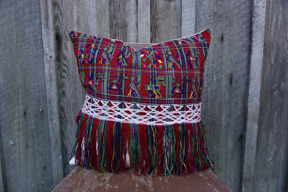 Calantha - Vintage Guatemalan Textile Pillow