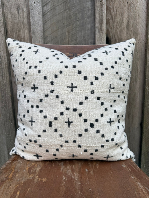 Aster - African Mudcloth Pillow