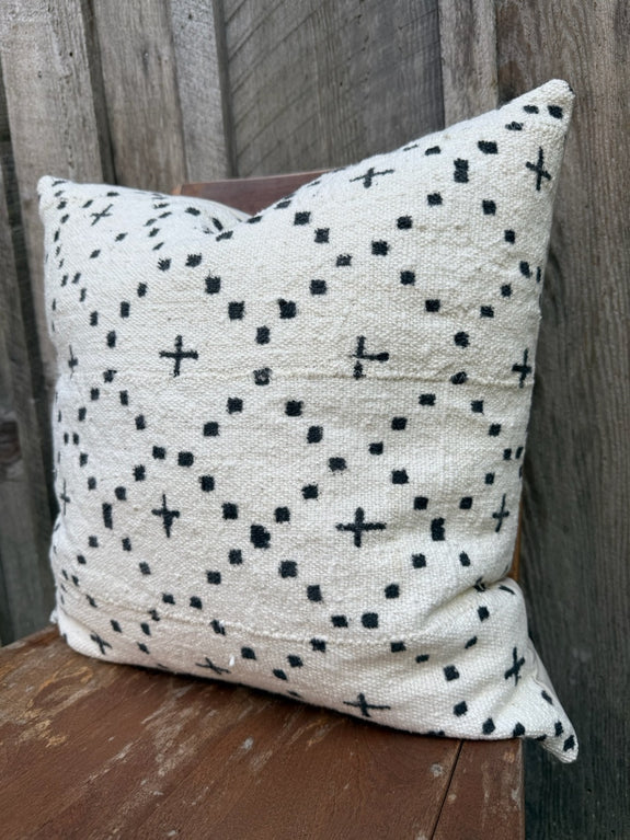 Aster - African Mudcloth Pillow