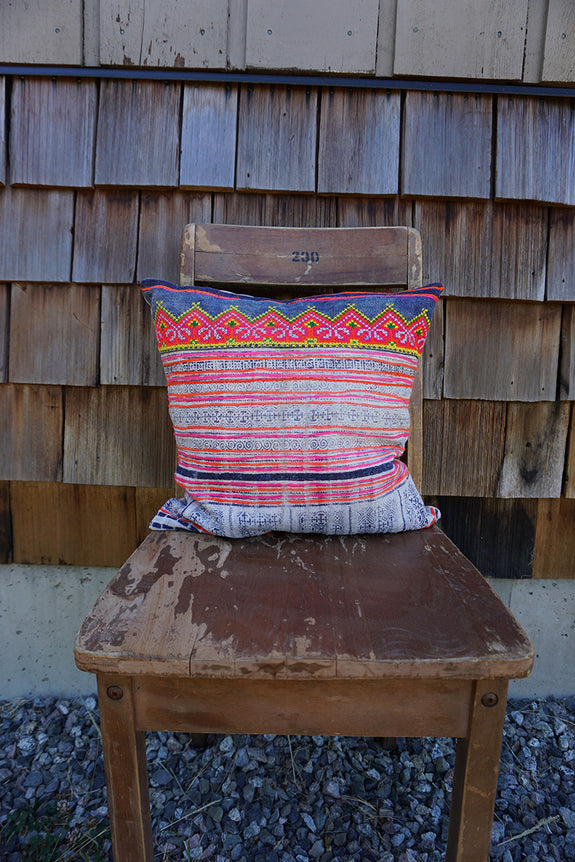 Aurelia - Vintage Hmong Textile Pillow