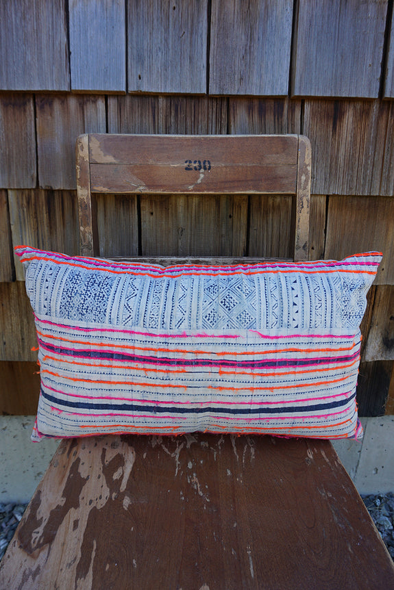 Calona - Vintage Hmong Textile Pillow