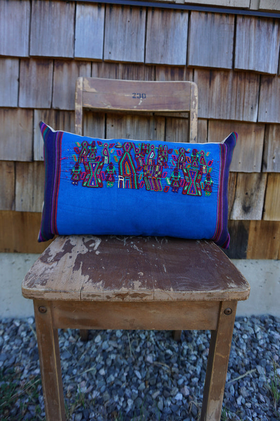 Sunshine - Vintage Guatemalan Textile Pillow