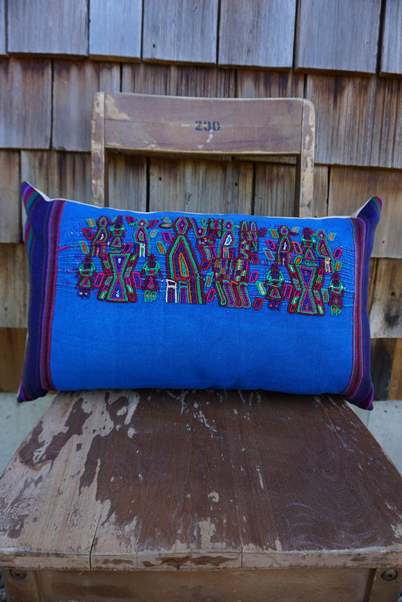 Sunshine - Vintage Guatemalan Textile Pillow