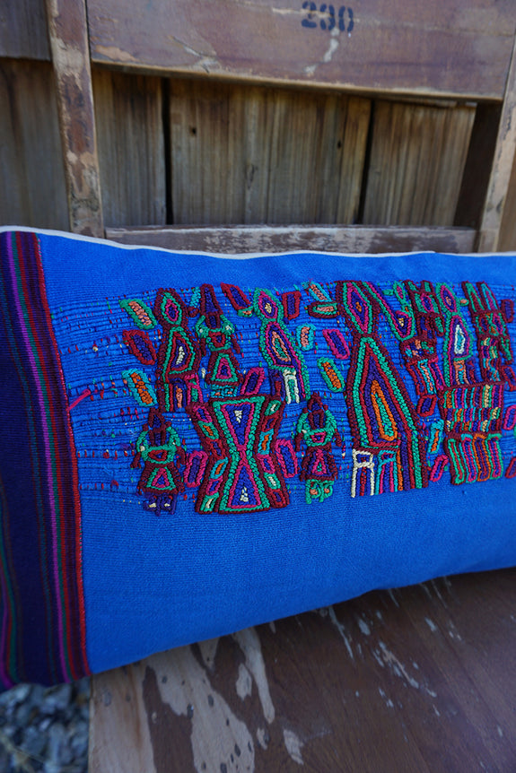 Sunshine - Vintage Guatemalan Textile Pillow