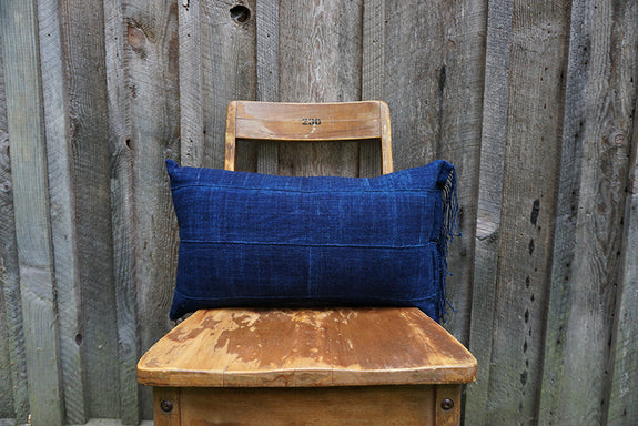 Gisela - Vintage African Indigo Pillow