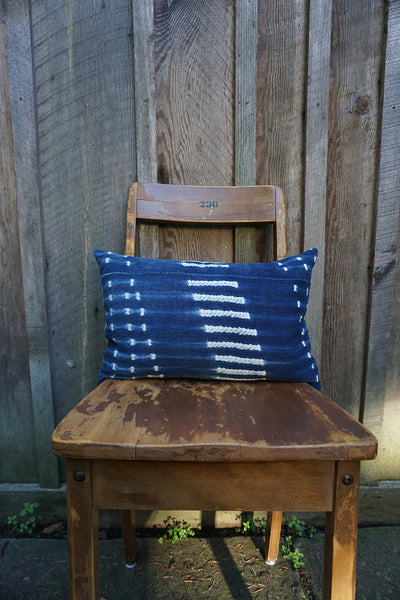 Ollie - Vintage African Indigo Pillow