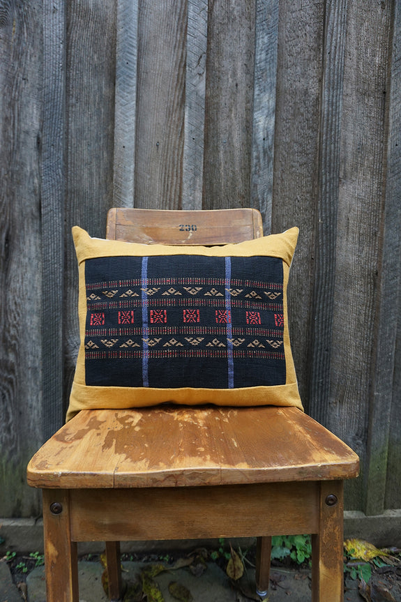 Alice - Burmese Textile Pillow