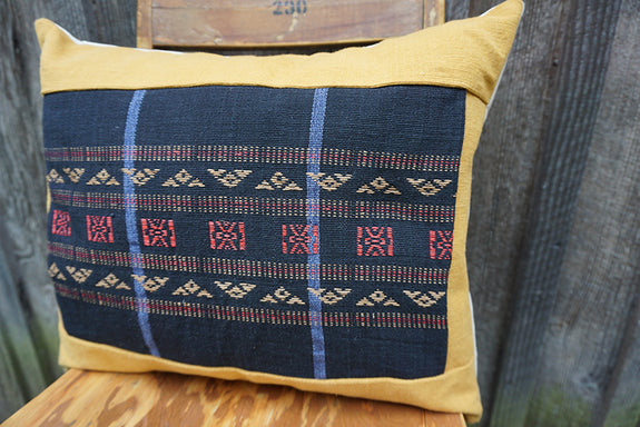 Alice - Burmese Textile Pillow